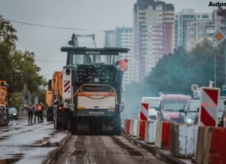В Киеве начался капитальный ремонт Харьковского шоссе за миллиард гривен