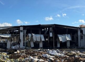 РФ дронами повредила макаронный завод в Чугуеве