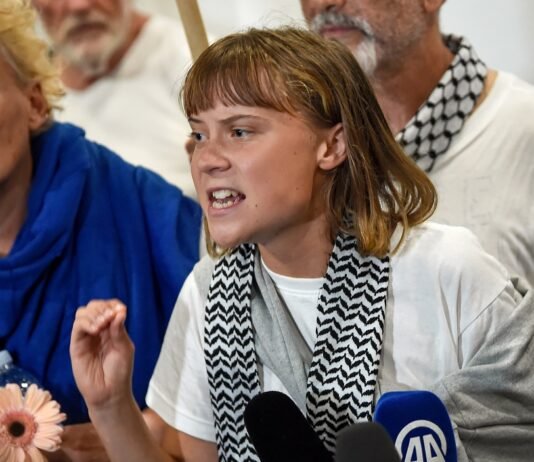 Грета Тунберг рассказала о «страданиях» палестинцев, показав заложника из Израиля