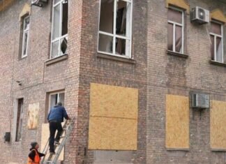 В Запорожье в результате ночной атаки повреждено более 40 жилых домов