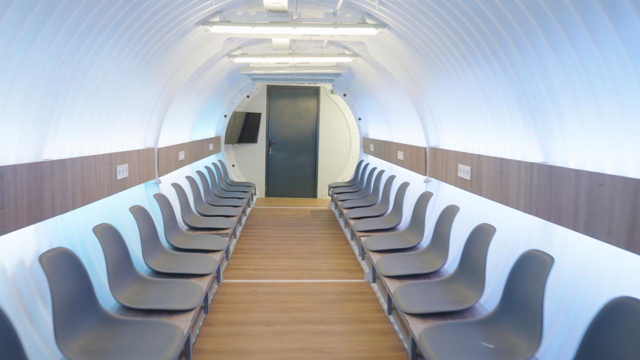 Подземное мобильное укрытие в Бородянке установили за 20 дней – фото, видео