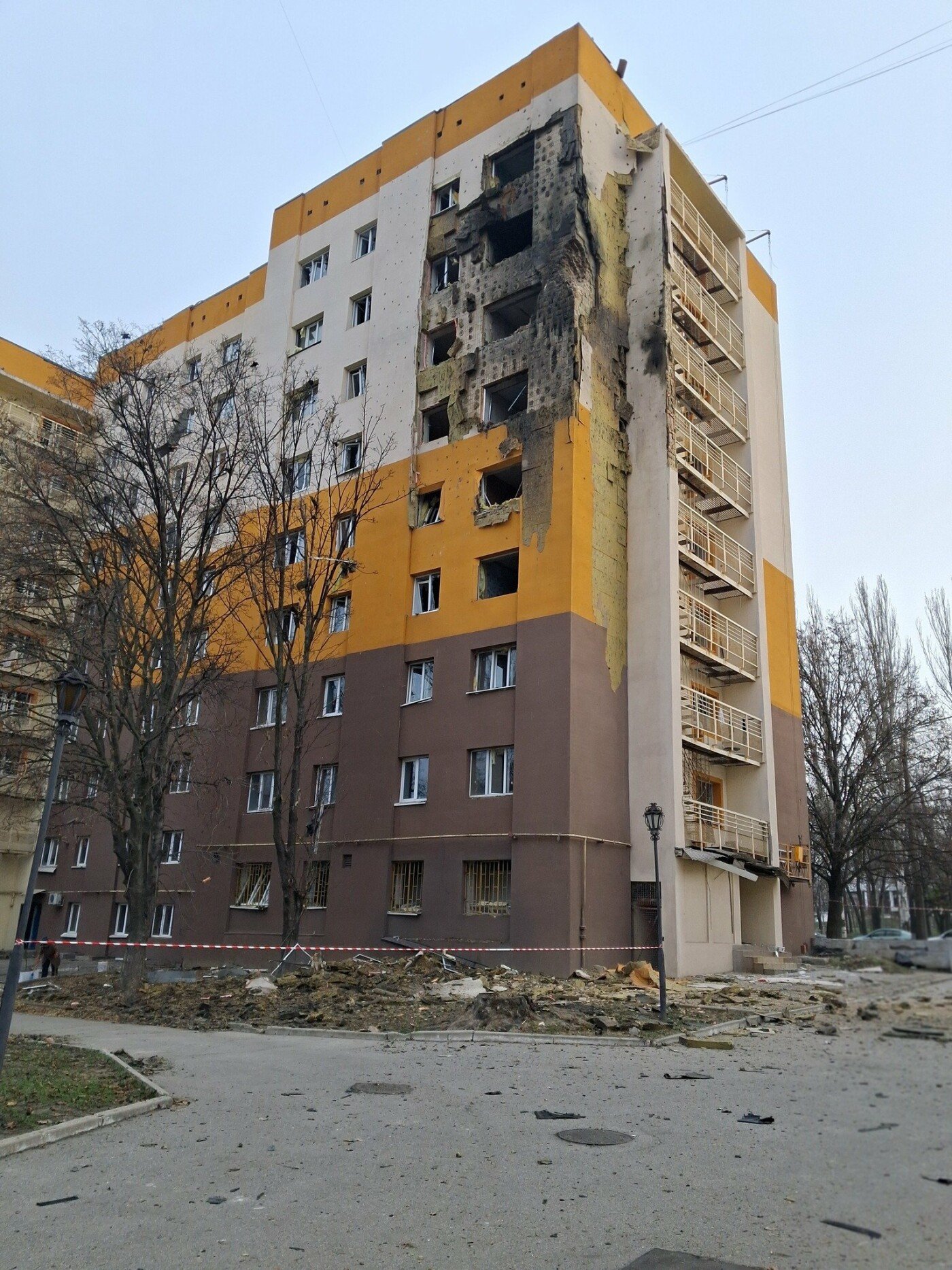 В результате ночной дроновой атаки значительные повреждения получил студенческий городок ЗНУ