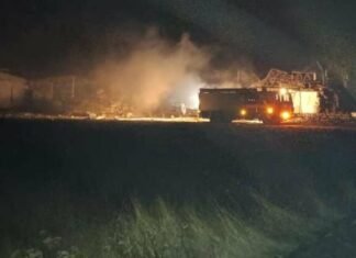 В Запорожском районе обстрелы вызвали два пожара