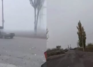 На легковых авто и мотоциклах: в сети показали кадры, как россияне заезжали в Покровск (видео)