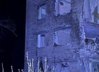 В результате атаки по Запорожью разрушены несколько этажей общежития, – ФОТО