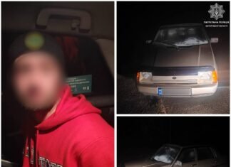 В Запорожье патрульные задержали угонщика автомобиля