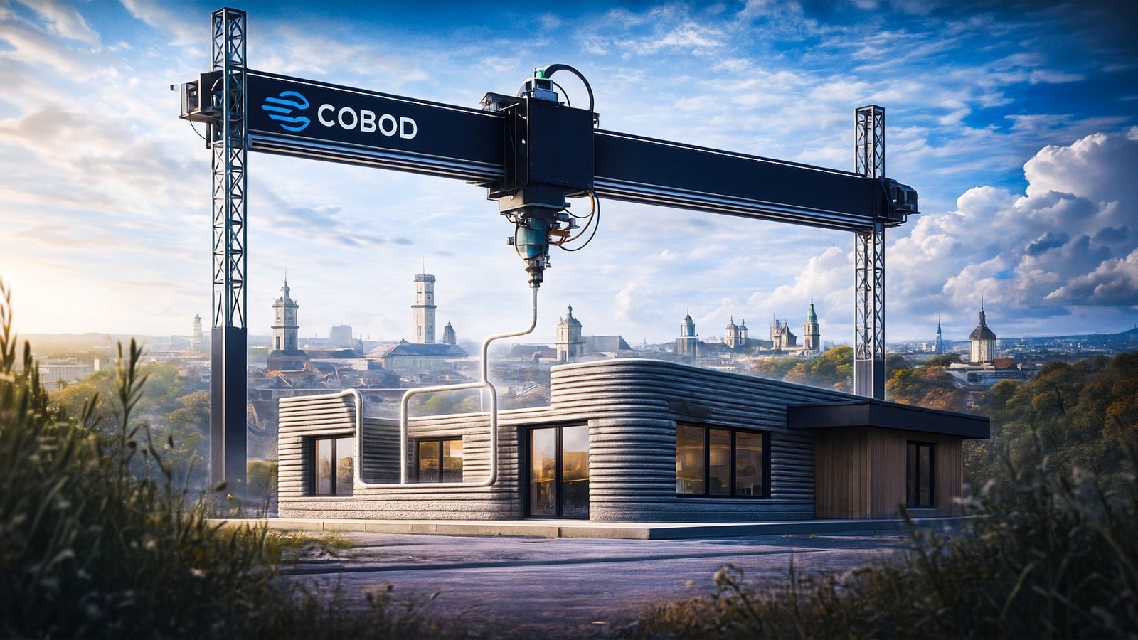 «40 часов активной печати». Как во Львове построили школу на 3D-принтере