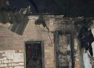 В Запорожской области из-за короткого замыкания сгорел дом