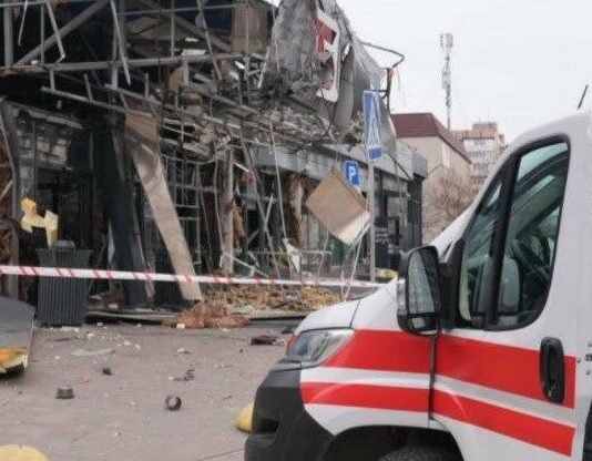 По меньшей мере четыре человека ранены в результате атаки в Запорожье