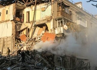 В Запорожье жилой дом, разрушенный КАБом, планируют отстроить за 117 миллионов гривен