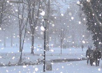 В Запорожской области ожидается ухудшение погоды: осадки, гололедица и существенное похолодание.