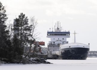 Полиция допросила членов экипажа судна, подозреваемого в повреждении кабеля в Финском заливе