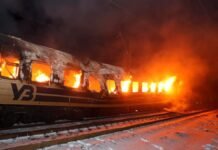 УЗ ограничила движение в Харьковской области после удара по поезду «Барвенково – Чоп»