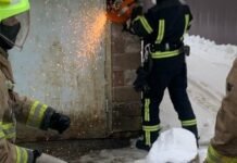 В Запорожье из-за печного отопления загорелся гараж