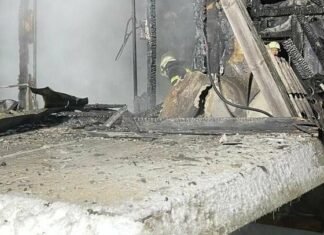 В Запорожском районе произошел пожар на территории садового товарищества