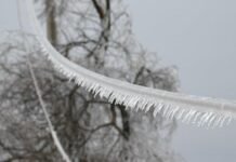 В Запорожской области снегопад и порывы ветра привели к обесточиванию 18 тысяч потребителей