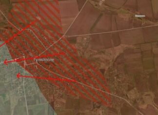 DeepState: враг продвигается в Гуляйполе, но в западной части города продолжаются бои