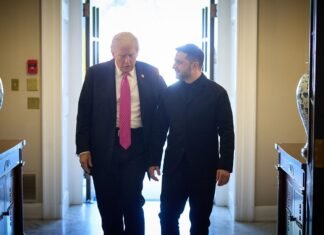 Встреча Зеленского и Трампа длилась почти час, был и короткий тет-а-тет