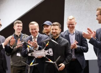 Зеленский «приоткрыл завесу» первого немецко-украинского завода дронов для ВСУ (видео)