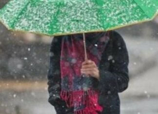 В Запорожье прогнозируют неустойчивую погоду: дожди, гололедицу и колебания температуры