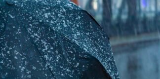 В Запорожье пройдут дожди с мокрым снегом, а также ожидаются туман и гололедица