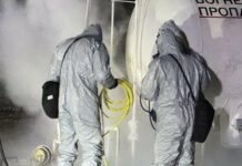 В Запорожье произошла утечка газа из цистерны на АЗС