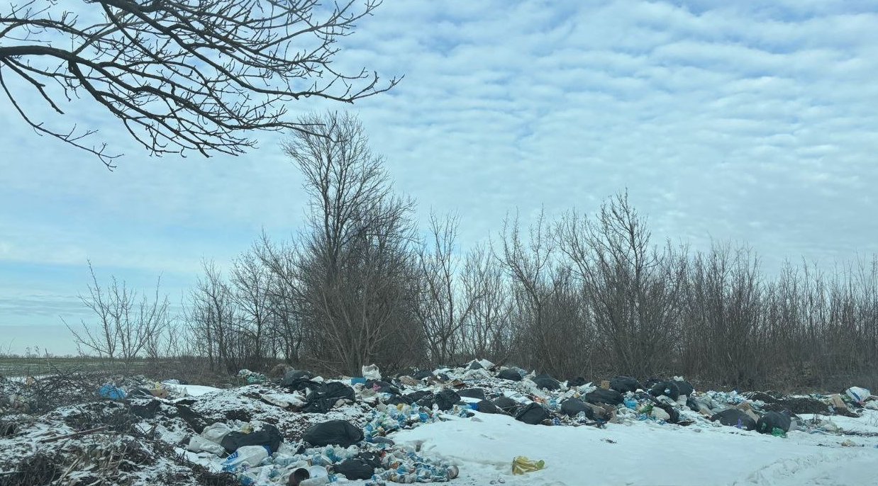 В Запорожском районе обнаружили крупную незаконную свалку