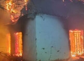 В Запорожском районе ликвидировали возгорание частного дома