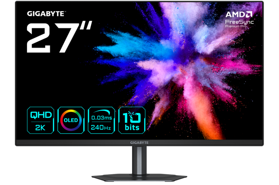Новинки GIGABYTE для геймерів: QD-OLED, 240 Гц і повноцінний VRR без мерехтіння