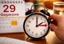 Украина перешла на летнее время: ночь стала короче, а вечера — светлее