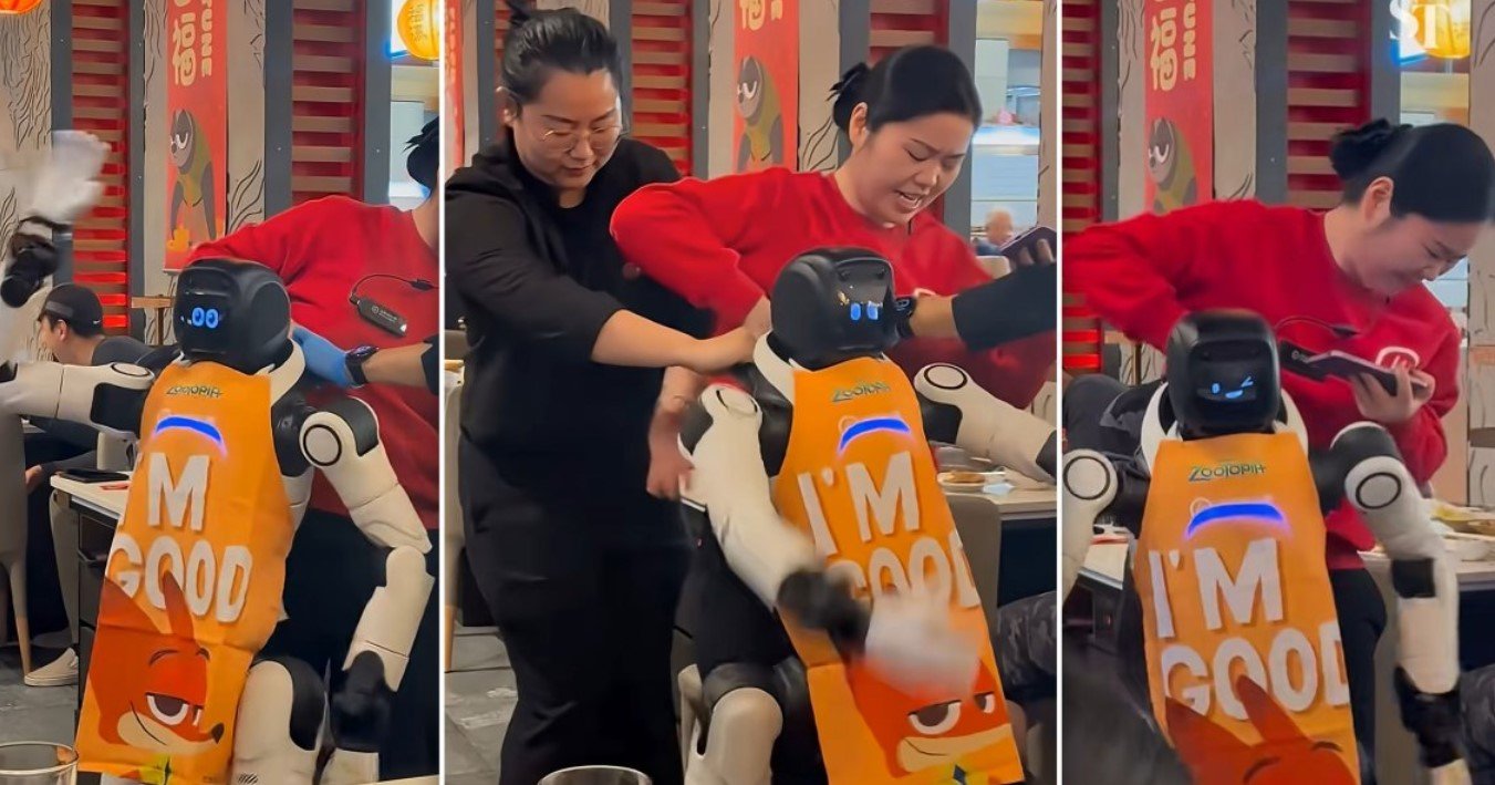 Почему робот в ресторане в США «сошел с ума»: известна причина (видео)