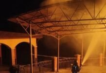 В Запорожском районе из-за обстрелов произошло четыре пожара: горели учебное заведение, дом и навес