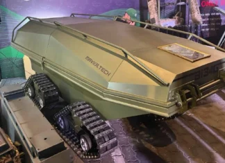 Українські розробники представили новий роботизований дрон-амфібію BI34G