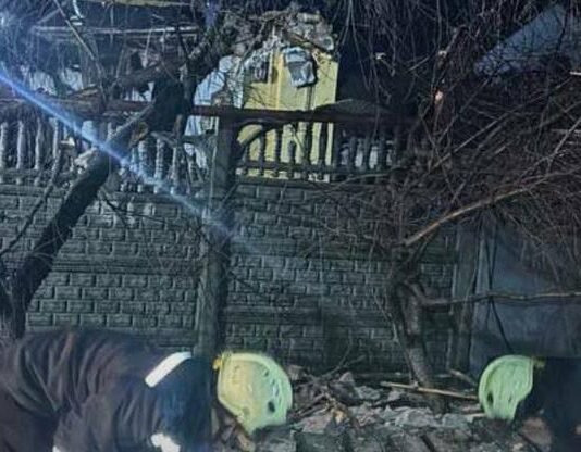 В Запорожье после удара «Шахеда» разрушен дом и повреждено еще 13 домов