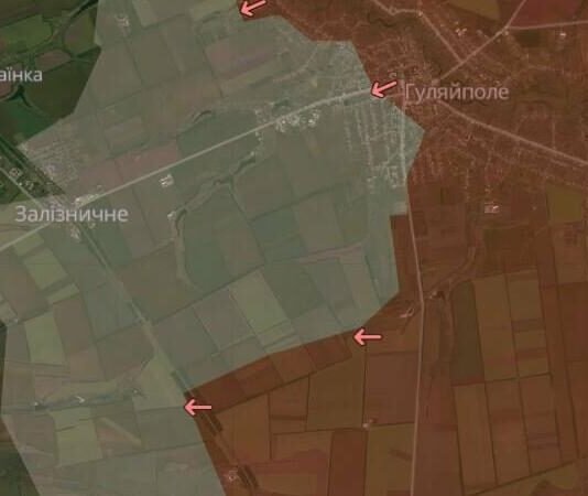Врагу удалось продвинуться на юге от города Гуляйполе Запорожской области, – DeepState