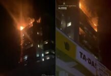 Россияне атаковали Сумы беспилотниками: пылает многоэтажка, людей эвакуируют из домов (видео)