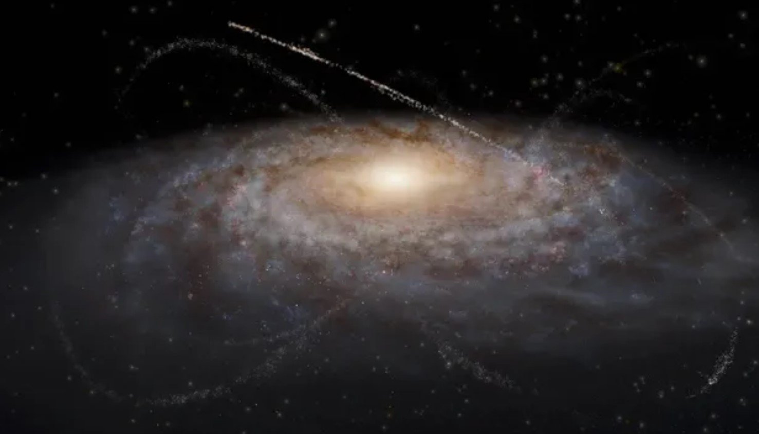 Загадка темной материи: десятки скрытых потоков звезд обнаружены на окраинах Млечного Пути