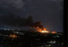 Оккупированный Луганск массированно атаковали дроны: в городе сильный пожар и перебои со светом (фото, видео)