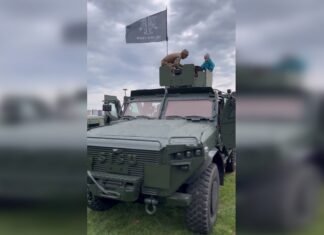 Нетипичное появление: на вооружении ВСУ заметили финские бронемашины Sisu GTP 4×4