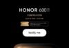 Схожий на iPhone 17 Pro, але з величезним акумулятором: Honor назвала дату запуску серії Honor 600
