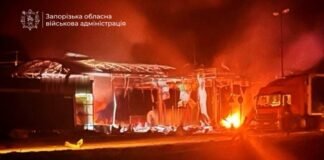 Пожар на АЗС, изуродованные дома и авто: РФ ночью атаковала Харьков, Днепр и Запорожье