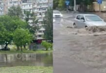 Ряд улиц под водой: в Днепре затопило разные районы города после сильного ливня (видео)