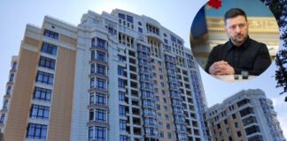 В Киеве после атаки поврежден дом, в котором расположены квартиры Зеленского и Миндича (фото)