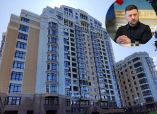 В Киеве после атаки поврежден дом, в котором расположены квартиры Зеленского и Миндича (фото)