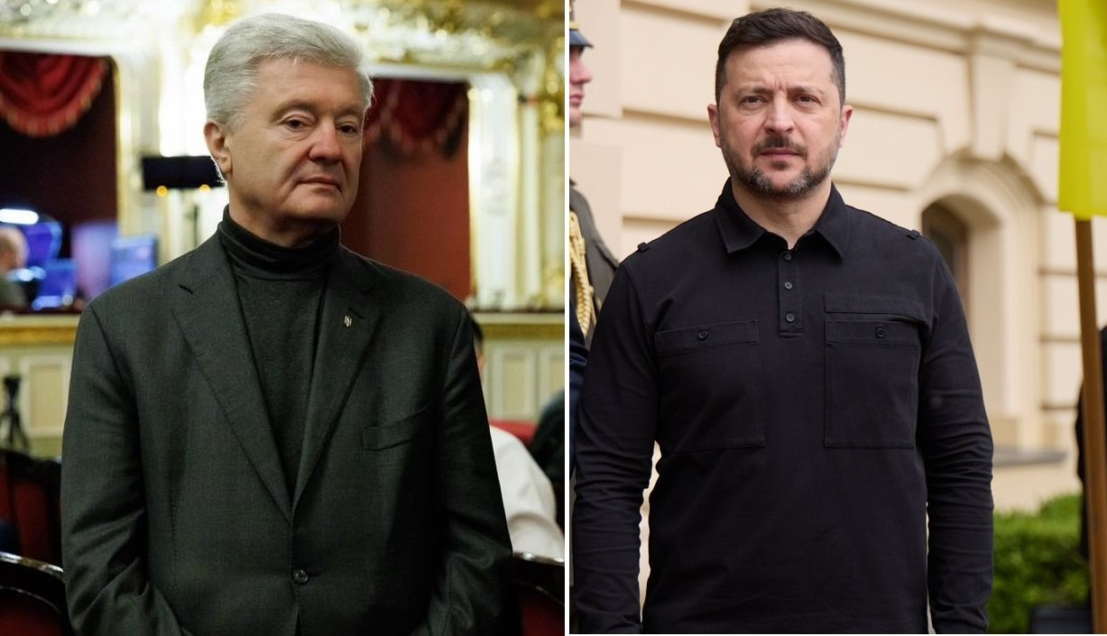 Встреча Порошенко и Зеленского была напряженной: пятый президент принес распечатки с «фотожабами»