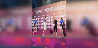 Россиянки сбежали от гимна Украины с подиума после поражения на чемпионате Европы (видео)
