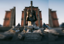 Во Франции установили шестиметровую статую Оззи Осборна (фото)