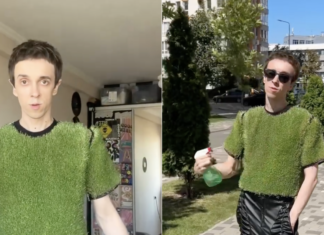 «Спасает от жары»: киевский блогер вырастил футболку из семян чиа (видео)