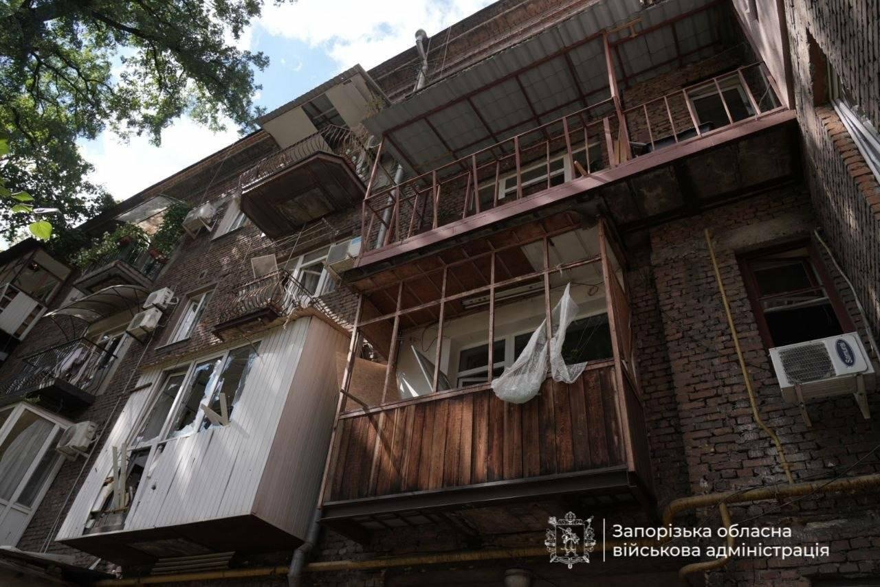 В Запорожье выросло количество пострадавших в результате удара БПЛА
