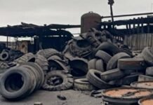 В Запорожье разоблачили нелегальное производство горючего из шин, которое загрязняло воздух и почву